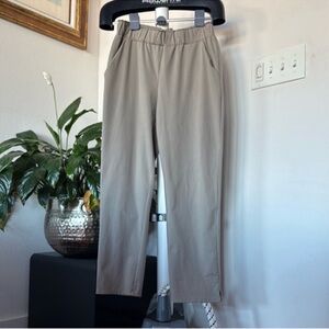 Joie Women Elastic Waist Pull On Pants Size M Gray Loungewear comfy Stretchy